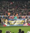 Xavi nastoupil 549 zápas,popřát přišli všichni i ti co nenastoupili